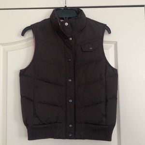 Gap puffer vest brown
